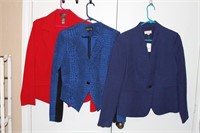 Lot of three suit jackets