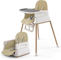 GYARING 3 in 1 Baby High Chair,Adjustable