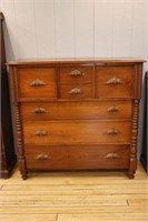 ANTIQUE CHEST OF DRAWERS 50"X19"X49"
