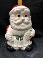 Santa cookie jar