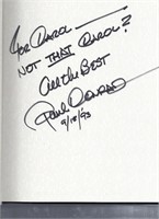 Paul Conrad signed book
