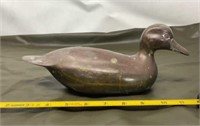 Vintage Solid Brass Duck