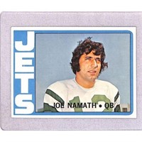 1972 Topps High Grade Joe Namath