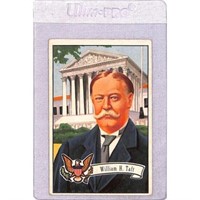 1956 Topps William Taft Presidents Card