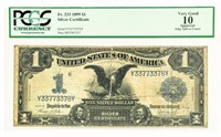 Coin 1899 Silver Certificate Black Eagle-PCGS-VG10