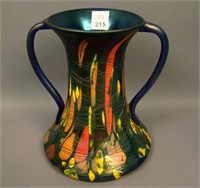 7” Tall Fenton 2-Handled Art Glass Vase – Threaded