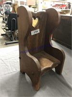 Wood doll chair