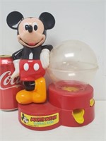 1970 Mickey Mouse gumball bank plastique