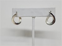 .925 Sterling Silver Hoop Earrings