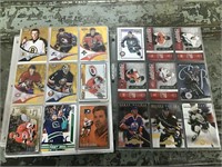 Lot of hockey card inserts (108)