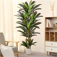 Dracaena Artificial Plant 5ft Red Yucca Tree
