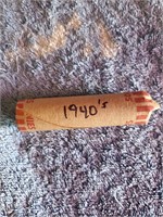 1940 Roll of Wheat Pennies