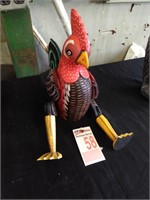 Wood Rooster Display Piece