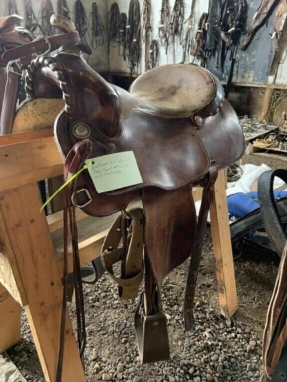 Great West 15.5" Western Saddle (Fully Rigged)