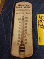 Strickling vaultworks thermometer, Woodsfield OH