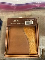 Solar ray leather wallet men’s