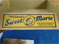 VINTAGE SWEET MARIE CHOCOLATE BAR ADVERTIISNG BOX