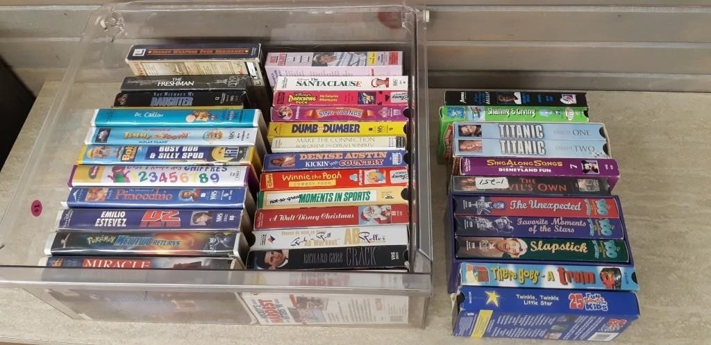 Huge lot of VHS Movies