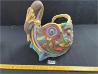 Large 1920's Paper Mache Hand Painted Swan