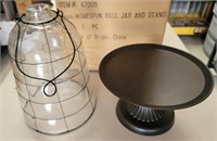Homespun Bell Jar & Stand