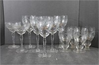Libby Wine and Water Glasses