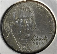 2014 P. Jefferson nickel