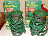 2 Outdoor Power stakes