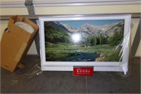 vintage Coors lighted shadow box sign