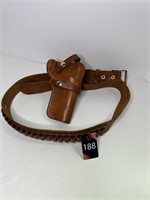 Leather Belt and Holster