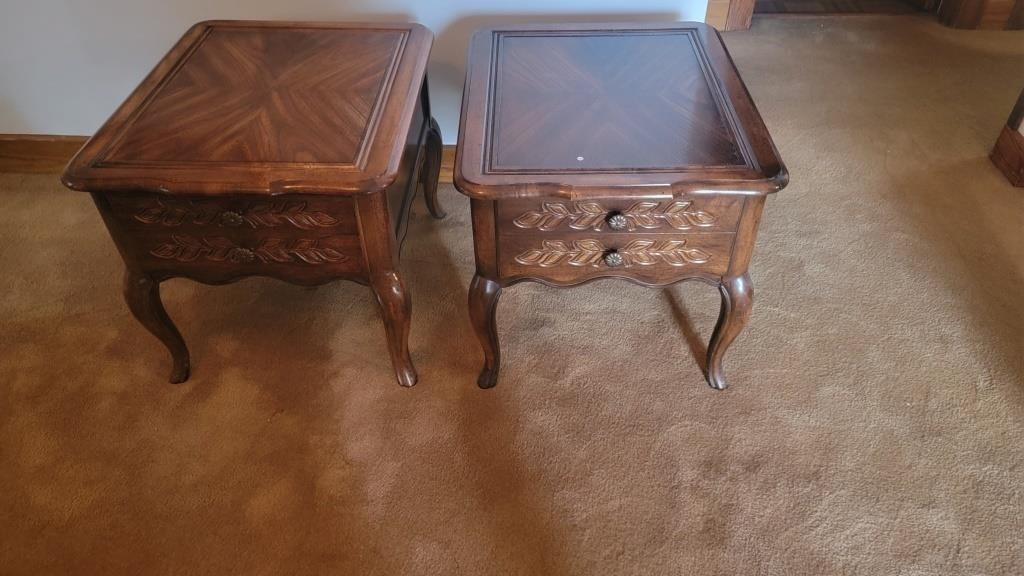 Pair of end tables