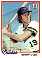 1978 Topps #173 Robin Yount V G