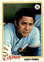 1978 Topps #15 Tony Perez VG