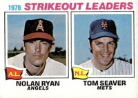 1977 Topps #6 1976 Strikeout Leaders VG