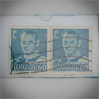 60 Oro Denmark Stamp