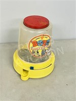 vintage BOZO gumball machine w/ glass globe -15"