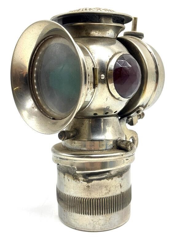 Antique Motorcycle/Bicycle Lantern - C.W. Hall