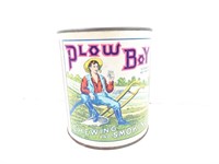 Vintage 12oz Plow Boy Tobacco Tin