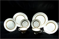 (2) Place Setting Of Rosenthal "Taupe Band"