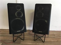 Technics AV ACT Bi-Bass System Speakers SB-CD320