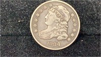 1834 Capped Liberty Dime