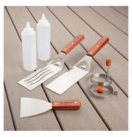 Cuisinart 7-Piece Wooden Handle Griddle Tool Set