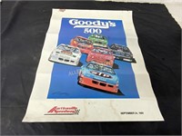 GOODYS 500 SEPTEMBER 24, 1989 POSTER