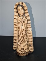 Vintage Pottery Girl with Veil