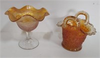 CARNIVAL GLASS DISHES