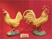 1970's Atlantic Mold Company Rooster Set