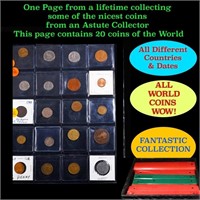 20 Great Coins of the World, hand selected, many t