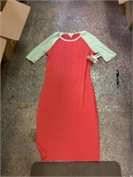 Pink and blue dress. Size XXS women
