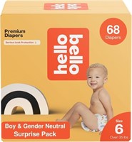 Hello Bello Premium Baby Diapers Size 6 I 68 Count