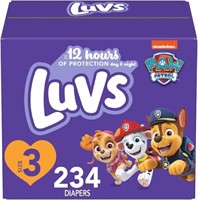 Luvs - Size 3, 234 Count, Paw Patrol Baby Diapers