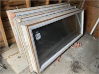 (3) 32" x 74" Wood Frame Windows